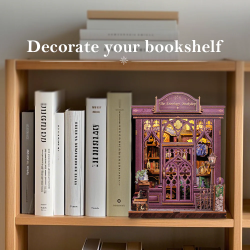 MINIATURE HOUSE - DIY - Librairie Astrologie - 155pc + Eclairage LEDMODCWGC202_4.png3700913037090