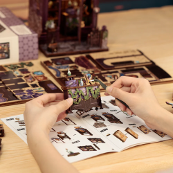 MINIATURE HOUSE - DIY - Librairie Astrologie - 155pc + Eclairage LEDMODCWGC202_5.png3700913037090
