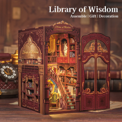 BOOK NOOK KIT - DIY - Librairie de la Sagesse - 281pc + Eclairage LEDMODDC03_1.png3700913037120