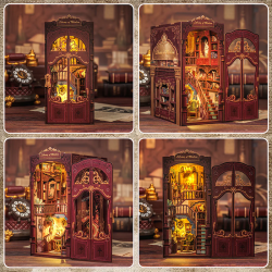 BOOK NOOK KIT - DIY - Librairie de la Sagesse - 281pc + Eclairage LEDMODDC03_5.png3700913037120
