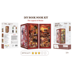 BOOK NOOK KIT - DIY - La Légende de Mulan - 298pc + Eclairage LEDMODEK02_2.png3700913037212