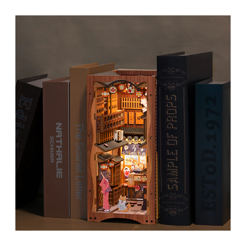 BOOK NOOK KIT - DIY - Sous l'Arbre de Sakura - 214pc + Eclairage LEDMODYS06_1.png3700913037229