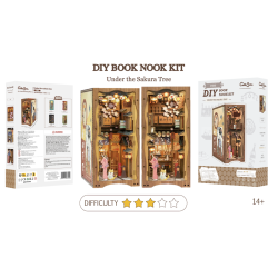 BOOK NOOK KIT - DIY - Sous l'Arbre de Sakura - 214pc + Eclairage LEDMODYS06_2.png3700913037229