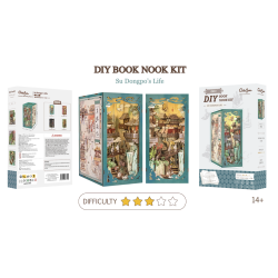 BOOK NOOK KIT - DIY - La Vie de Su Dongpo - 280pc + Eclairage LEDMODEK01_2.png3700913037205
