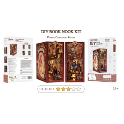 BOOK NOOK KIT - DIY - Salle Commune Flà¢me - 226pc + Eclairage LEDMODRK01_2.png3700913037168