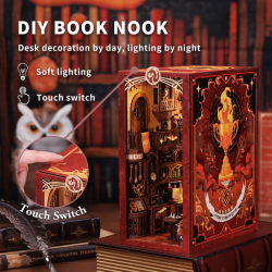 BOOK NOOK KIT - DIY - Salle Commune Flà¢me - 226pc + Eclairage LEDMODRK01_3.png3700913037168