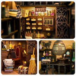 BOOK NOOK KIT - DIY - Pharmacien Magique - 282pc + Eclairage LEDMODSZ05_4.png3700913037151