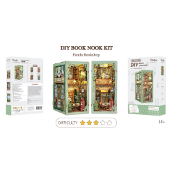 BOOK NOOK KIT - DIY - La Librairie Panda - 244pc + Eclairage LEDMODDY02_2.png3700913037144