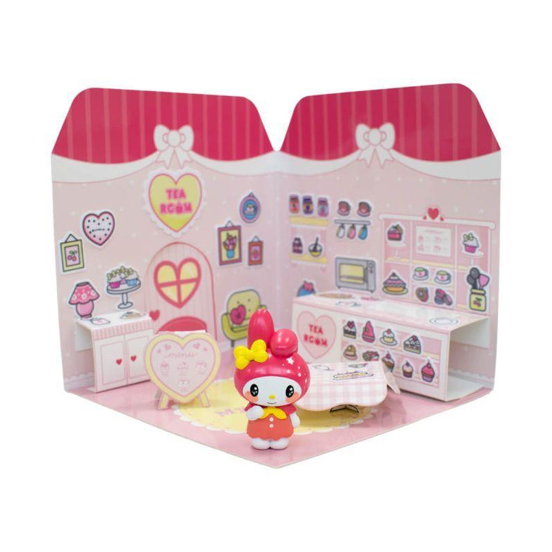 HELLO KITTY - Melody 6cm Sticker House Tea RoomFIGST30003_1.jpg8412906300030