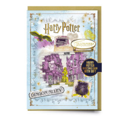HARRY POTTER - Enseigne Olivanders - Carte de Voeux avec Pin'sHPGC0512_1.jpg5055583460241