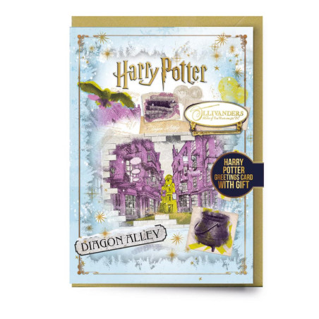 HARRY POTTER - Enseigne Olivanders - Carte de Voeux avec Pin'sHPGC0512_1.jpg5055583460241
