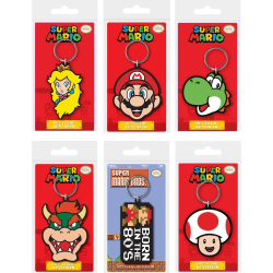 SUPER MARIO - Set de 12 Porte-clés en Caoutchou - 6 Assortiments76010646_1.png5052237106463