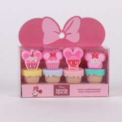 MINNIE - Pack de 4 mini Surligneurs "food"FIG2700002035_1.jpg8445484577471