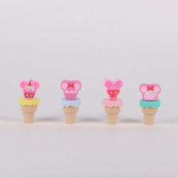 MINNIE - Pack de 4 mini Surligneurs "food"FIG2700002035_2.jpg8445484577471