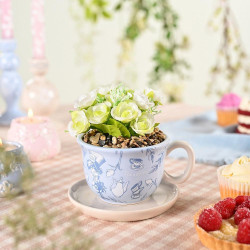 ALICE AUX PAYS DES MERVEILLES - Tasse Décorative + Fausse PlanteFIGDI2240_2.jpg5063322048513