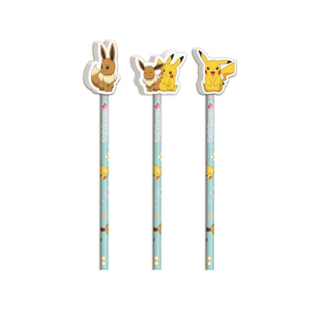 POKEMON - Collection Flower - Set de 3 Crayons avec TopperFIGCYPTP20-01PK_1.jpg8426842111599