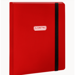 EVORETRO - Classeur cartes rég. 9 poches 360 cartes a/ élastique RougeFIGEVO4104_1.png3701492104104