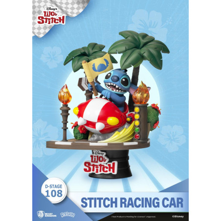 LILO & STITCH - Stitch Racing Car - Diorama D-Stage 14.6cmFIGDS108_1.jpg4711385243352