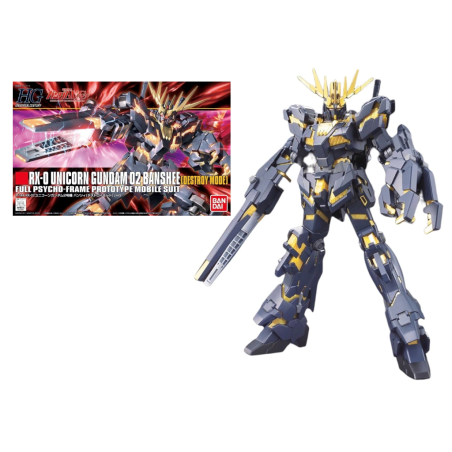 GUNDAM - HGUC 1/144 RX-0 Unicorn 02 Banshee Destroy Mode - Model KitFIGMK57983_1.png4573102579836