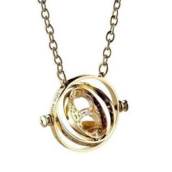 HARRY POTTER - Collier Plaqué Or - Retourneur de Temps RotatifFIGWN0097_1.jpg5055583411618