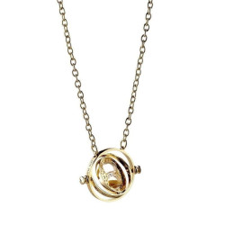 HARRY POTTER - Collier Plaqué Or - Retourneur de Temps RotatifFIGWN0097_2.jpg5055583411618