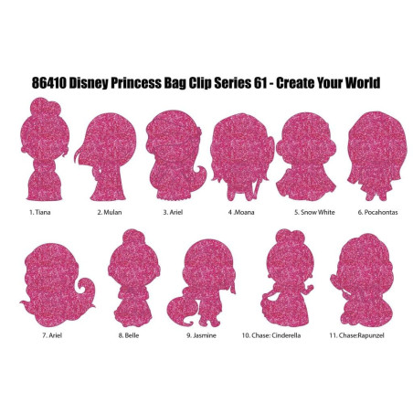 PRINCESS - Series 64 - 3D Foam Bag Clip (Display 24 Pcs)FIGMONO86410_1.jpg77764864100