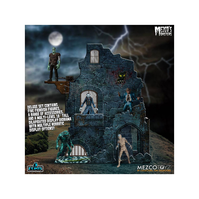 Mezco monsters 5 points tower of fear asst 5 figurines 9cm - figurine articuleeMEZ18023.jpg0696198180237