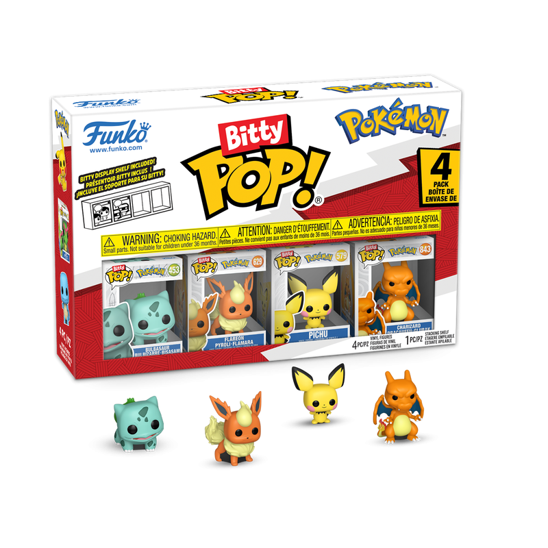 POKEMON - Bitty Pop 4 Pack 2.5cm - BulbizarreFIGFUN81134_1.png889698811347