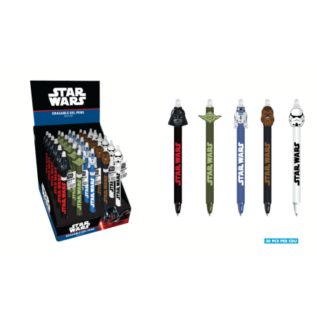 STAR WARS - Stylo à  Gel Effaà§able +Head Topper (Display de 30pcs)SR2404718_1.png5063457047689