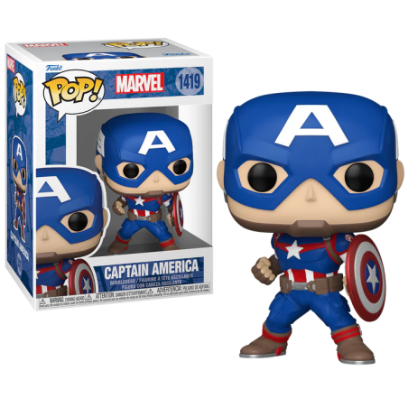 MARVEL NEW CLASSICS - POP Marvel NÂ° 1419 - Captain AmericaFIGFUN82497_1.png889698824972