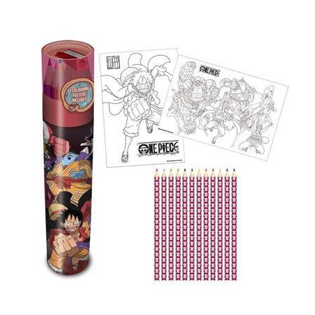 ONE PIECE - Equipage Chapeaux de paille - Tube 2 posters + crayonsFIGSR74431_1.jpg5056480392932