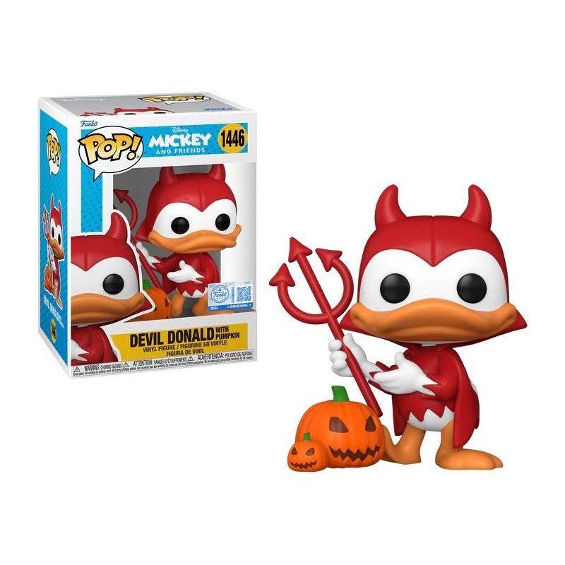 DISNEY - POP NÂ° 1446 - Devil Donald avec Chase (Black Light)FIGFUN77398_1.jpg889698773980