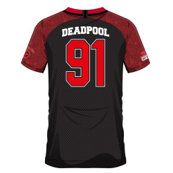 MARVEL - Deadpool 91 - Maillot de Foot Homme (XL)FIGMMAFT002BK_3.jpg3664794775178