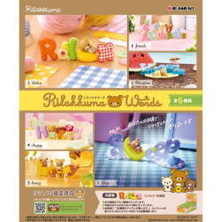 Trading figure rement rilakkuma words boite de 6pcsREM17321.jpg4521121173214