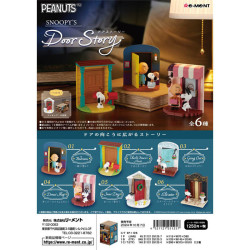 Trading figure rement snoopy peanuts door story boite de 6pcsREM25125.jpg4521121251257