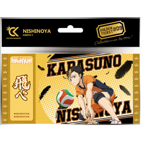 Cartoon kingdom haikyu!! golden ticket v2 nishinoya - golden ticketCKHA09.jpg3760375863316