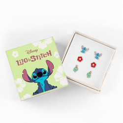STITCH - 3 Paires de Clous d'Oreilles - Laiton PlaquéFIGSF00468SLARG_1.jpg887746815699
