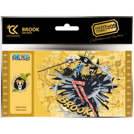 Cartoon kingdom one piece golden ticket brook x10 - golden ticketCKOP09.jpg3760375863118
