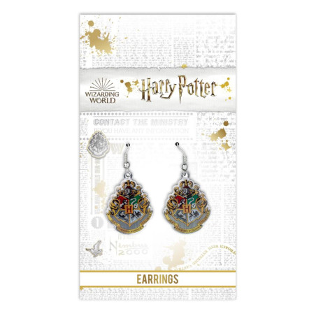 HARRY POTTER - Boucles d'oreilles Pendantes - Emblëme PoudlardFIGWE0026_2.jpg5055583400384