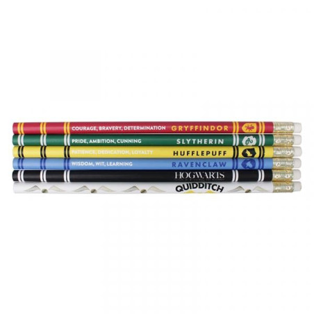 HARRY POTTER - Pencils Set of 6 - House PrideFIGSTATHP03_2.jpg5055453465291