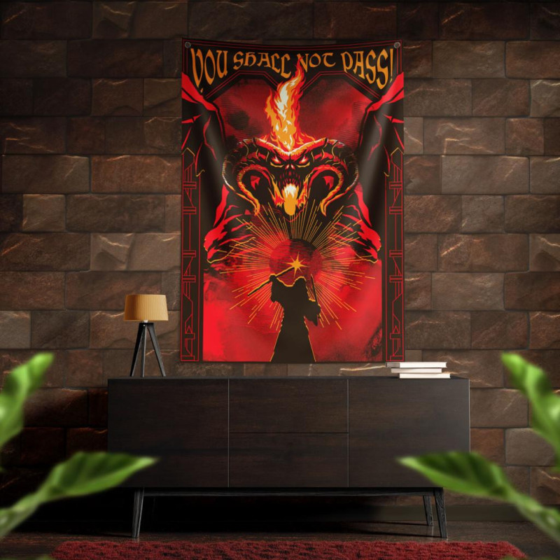 LE SEIGNEUR DES ANNEAUX - Balrog - Banner Murale '125 x 85 cm'FIGZ-LOTR21_2.jpg5060948295659