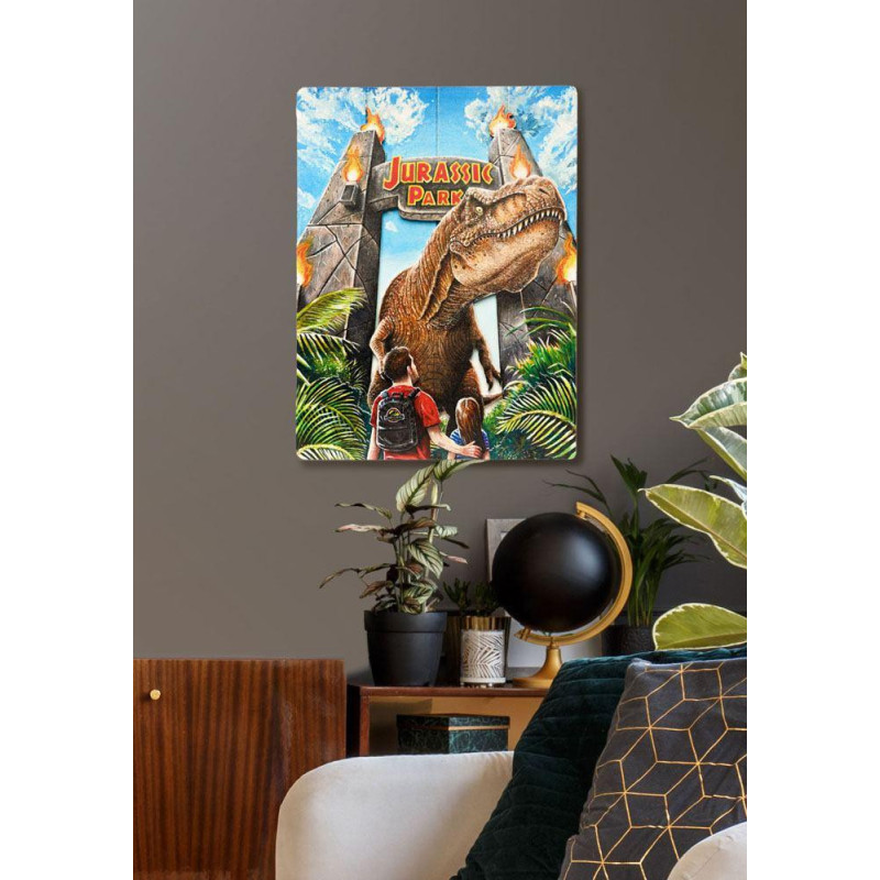 JURASSIC PARK - Gates - Poster WoodArts 3D en bois '30x40cm'FIGWAP77538_2.jpg8437017951520