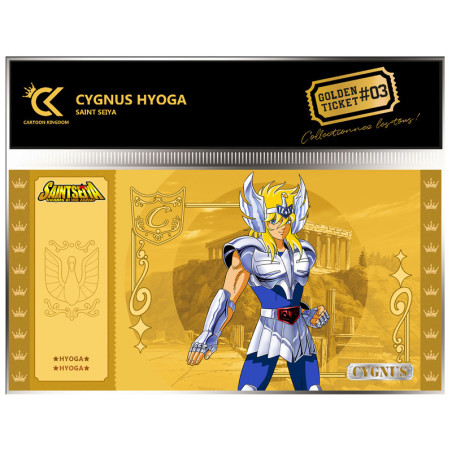 Cartoon kingdom saint seiya chevalier du zodiaque golden ticket hyoga x5 - golden ticketCKSS03.jpg3760375864825