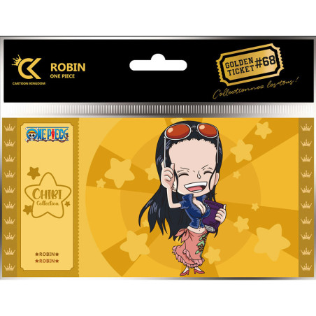 Cartoon kingdom one piece golden ticket chibi robin x5 - golden ticketCKCC68.jpg3760375865235