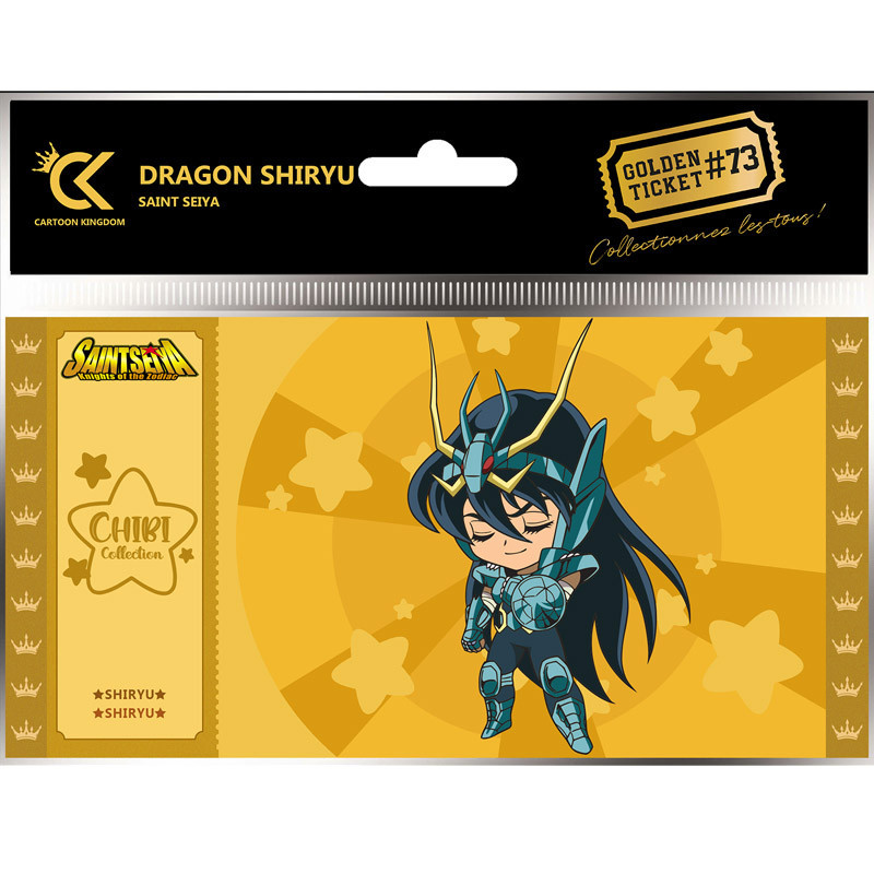 Cartoon kingdom saint seiya golden ticket chibi shiryu x5 - golden ticketCKCC73.jpg3760375865280
