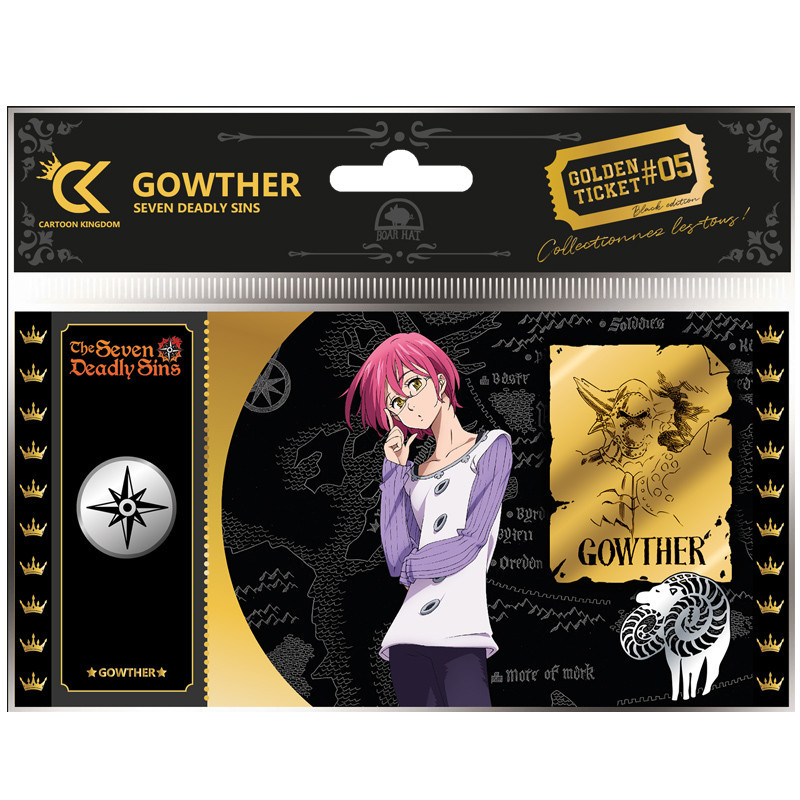 Cartoon kingdom seven deadly sins black ticket gowther x10 - black ticketCKSDSB05.jpg3760375862241