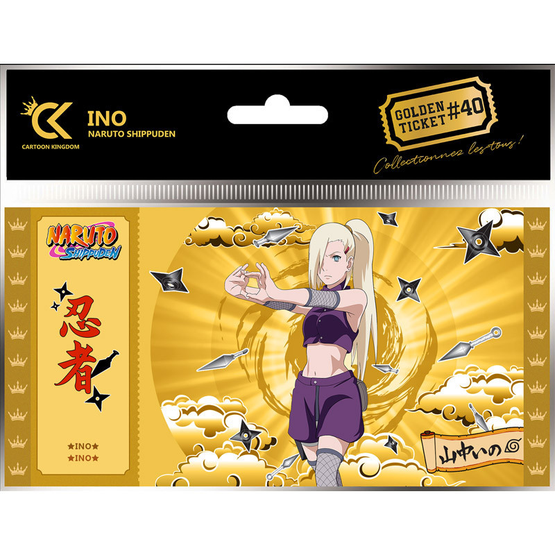 Cartoon kingdom naruto shippuden golden ticket ino x5 - golden ticketCKNS40.jpg3760375864320