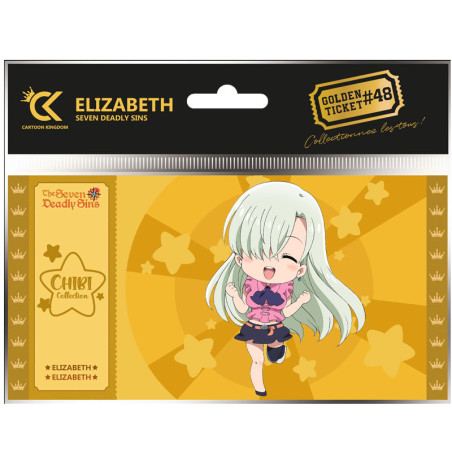 Cartoon kingdom seven deadly sins golden ticket chibi elisabeth x10 - golden ticketCKCC48.jpg3760375863200